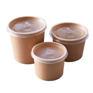 Paper Soup Cup with Lid
