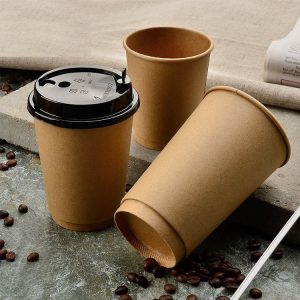 kraft paper coffee cup